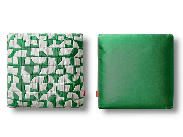 Coussin géométrique en tissu avec cadre mosaïque CASSINA usine CASSINA de l'Italie. Foto №9