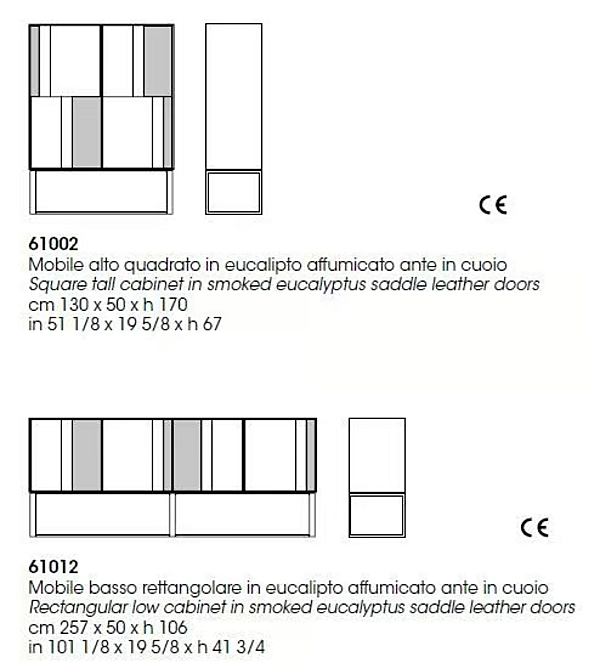 Buffet en bois avec portes Origami GIORGETTI 61000, 61001, 61002 usine GIORGETTI de l'Italie. Foto №6