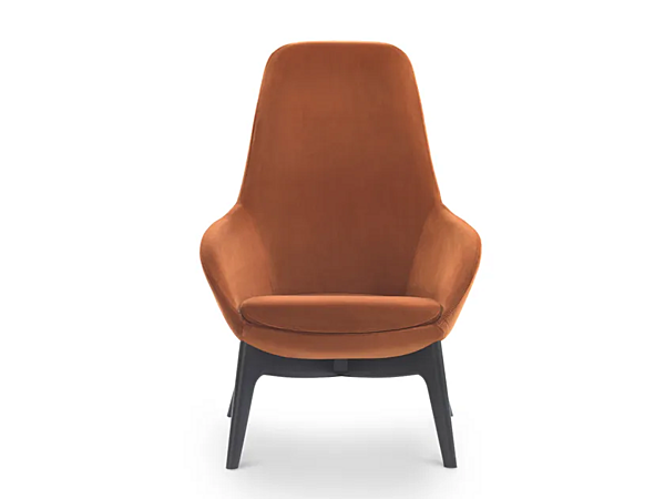 Fauteuil en tissu avec accoudoirs GYFORM collection Lola usine Gyform de l'Italie. Foto №1
