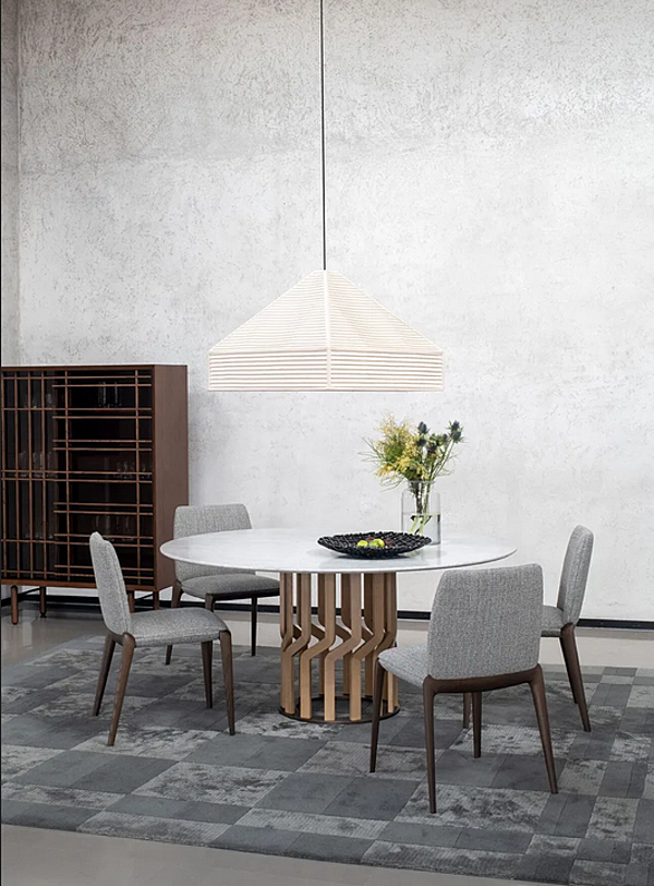 Chaise en tissu rembourré Hiru 947 Potocco 947 usine POTOCCO de l'Italie. Foto №2