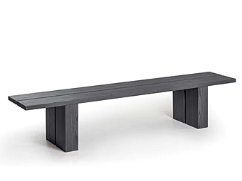 Banc en bois Yaku Gervasoni usine Gervasoni de l'Italie