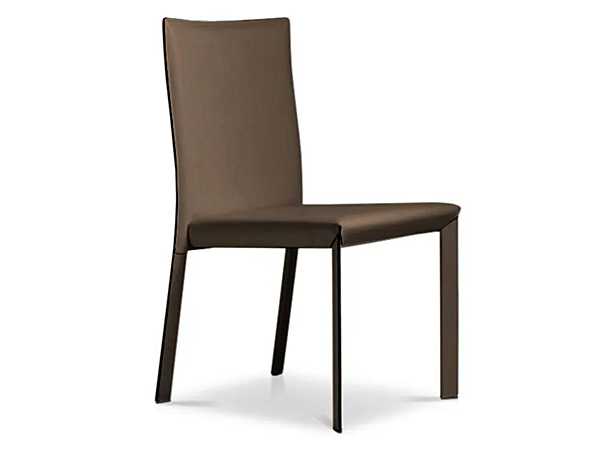 Chaise en cuir tanné Marlene I 4 Mariani usine i 4 Mariani de l'Italie. Foto №2