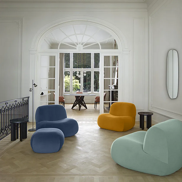 Fauteuil en tissu avec housse amovible Pukka LIGNE ROSET 18030105 usine LIGNE ROSET de l'Italie. Foto №3