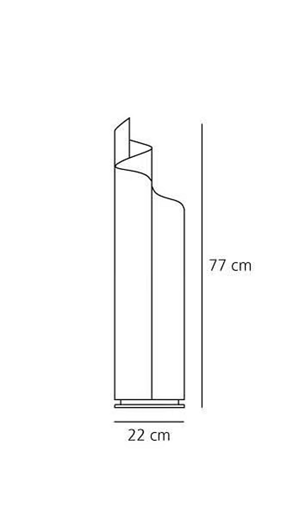 Lampe de table en méthacrylate Artemide Mezzachimera 0055010A usine Artemide de l'Italie. Foto №5