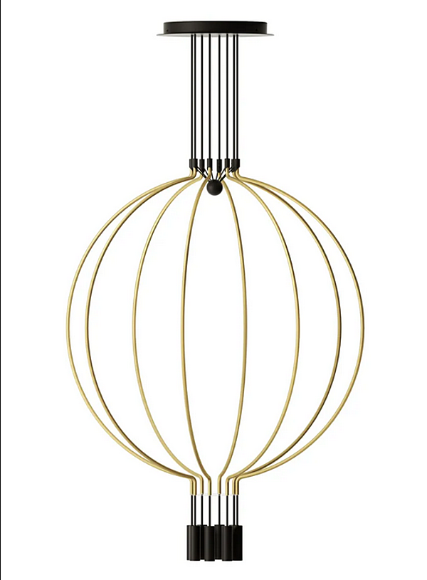 Suspension en métal LED Liaison AXOLIGHT Spliaix8 usine Axolight de l'Italie. Foto №4