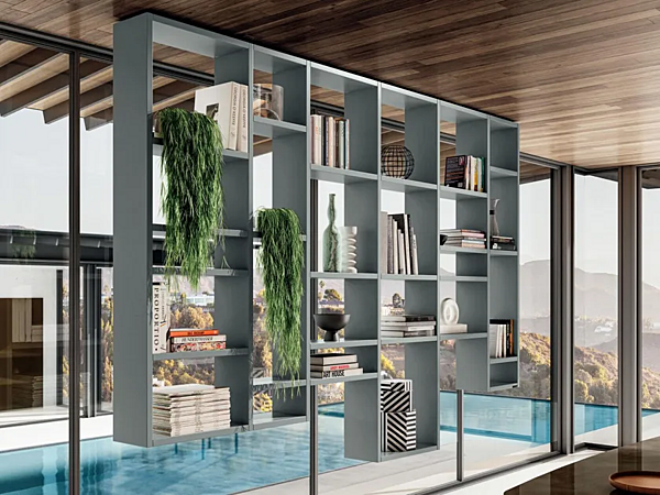 Étagère murale en bois ouverte 30mm Weightless LAGO 1246 1246 usine LAGO de l'Italie. Foto №1