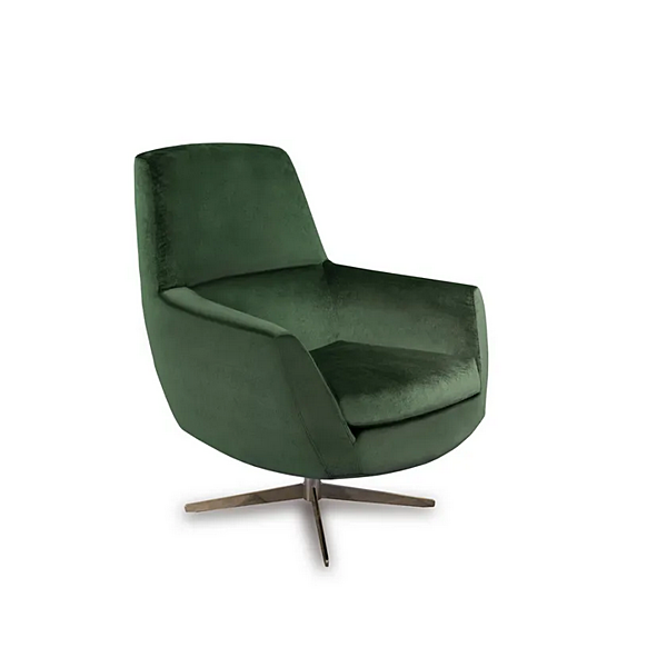 Fauteuil pivotant en tissu avec accoudoirs Betty GYFORM usine Gyform de l'Italie. Foto №5