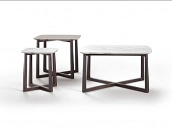 Table basse carrée en marbre Gipsy FLEXFORM Table basse carrée en marbre Gipsy FLEXFORM usine FLEXFORM de l'Italie