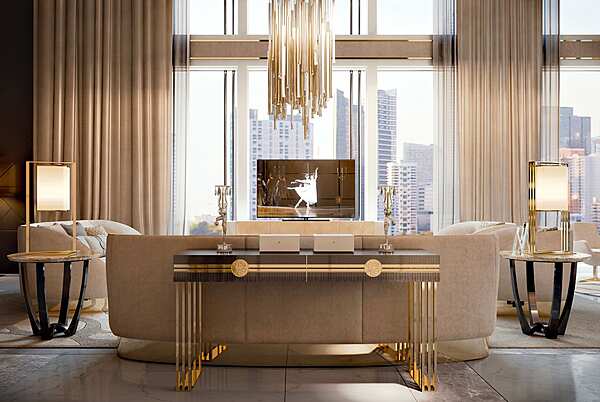 Table console rectangulaire en bois Symphony Infinity Bizzotto Italia usine Bizzotto Italia de l'Italie. Foto №6