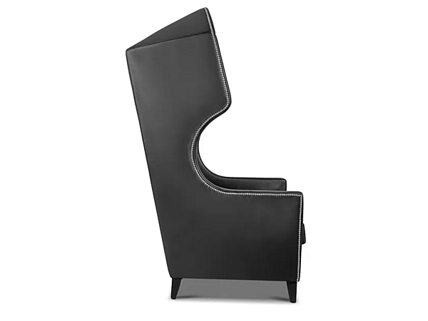 Fauteuil en cuir rembourré BRABBU JOURNEY usine BRABBU de l'Italie. Foto №4