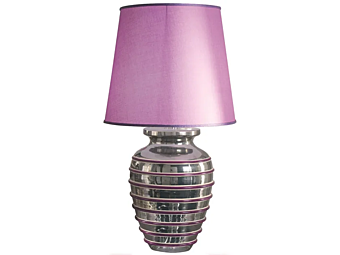 Lampe de table en céramique Violargento L_Antica Deruta VA/R/1172/35