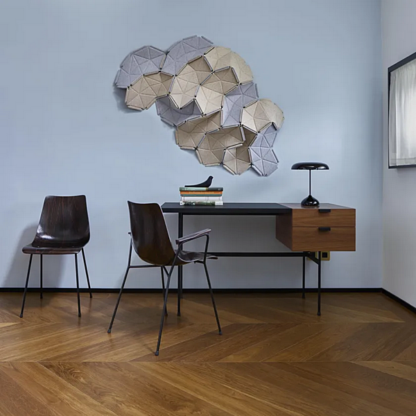 Panneau acoustique en tissu nuages LIGNE ROSET usine LIGNE ROSET de l'Italie. Foto №3