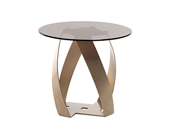 Table d'appoint ronde avec plateau en verre Bon Bon Potocco 770 TB 770/TB