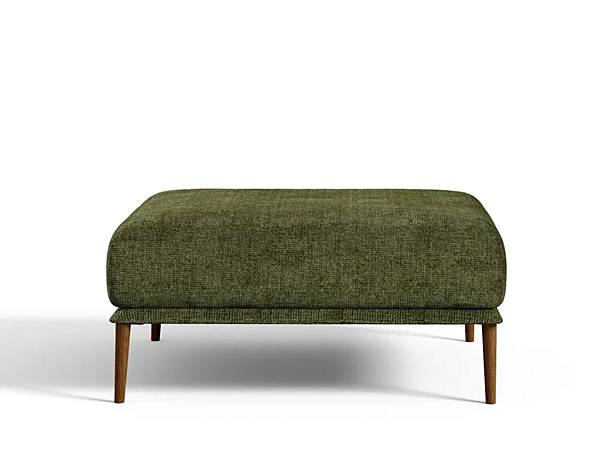 Pouf rembourré en tissu Kubi NOVAMOBILI usine NOVAMOBILI de l'Italie. Foto №1