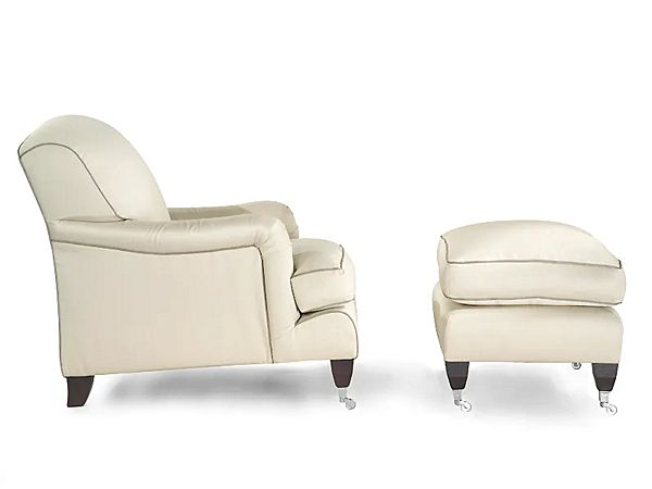 Fauteuil rembourré avec housse amovible et accoudoirs Gladiolus MARIONI I0004S usine MARIONI de l'Italie. Foto №3