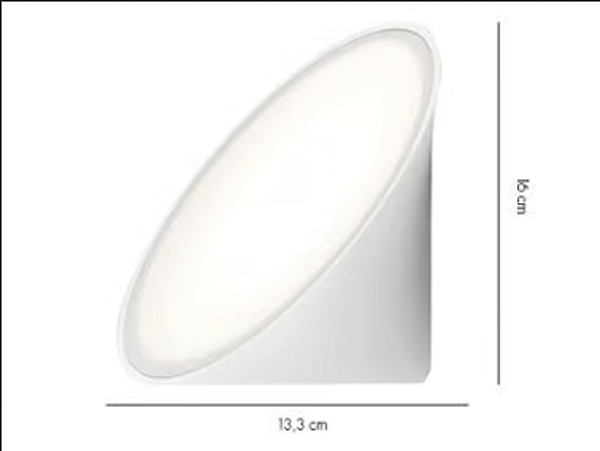 Applique murale en aluminium LED Orchid AXOLIGHT AP ORCHID usine Axolight de l'Italie. Foto №4