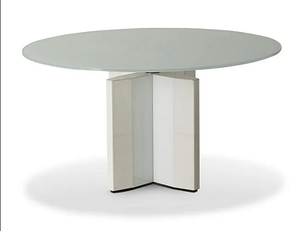Table de réunion ronde en bois I 4 Mariani Symetria usine i 4 Mariani de l'Italie. Foto №1