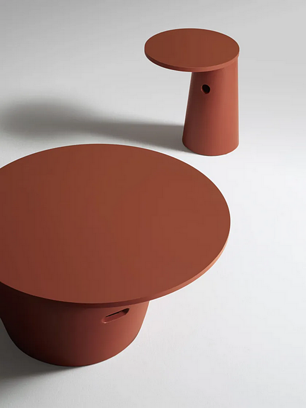 Table d'appoint bas rond en métal Atmosphera Totem usine ATMOSPHERA de l'Italie. Foto №11