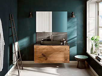 Lavabo en céramique Kera 1116 de la marque LAGO usine LAGO de l'Italie