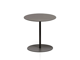 Table d'appoint haute ronde en Fenix NTM Kristalia