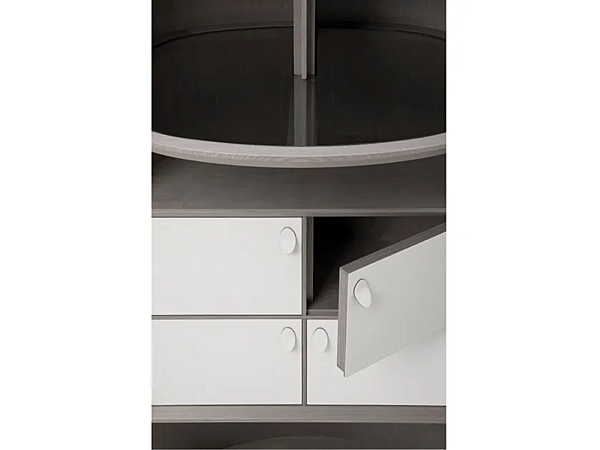 Cabinet en bois avec éclairage intégré Houdini GIORGETTI 50120, 50130 usine GIORGETTI de l'Italie. Foto №6