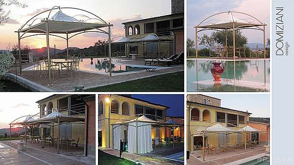 Parapluie DOMIZIANI GAZEBO TRAMONTO usine DOMIZIANI de l'Italie. Foto №13