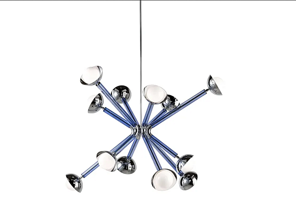 Suspension en verre soufflé fait main Stimma 12 MULTIFORME SS8999-12 usine MULTIFORME de l'Italie. Foto №6