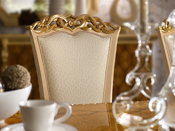 Chaise rembourrée en tissu Harmony A.R. Arredamenti 310/I usine A.R.ARREDAMENTI SRL de l'Italie. Foto №4