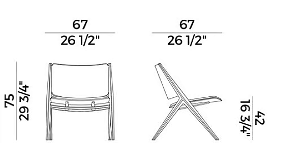 Fauteuil en bois rembourré en frêne Potocco TRACK 919 L 919/L usine POTOCCO de l'Italie. Foto №4