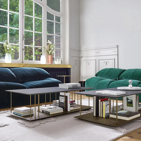 Canapé en tissu trois places avec housse amovible Plumy LIGNE ROSET usine LIGNE ROSET de l'Italie. Foto №2