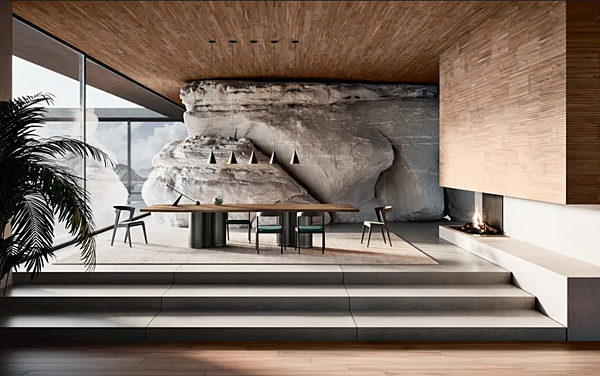 Table rectangulaire en bois massif Vero Pila ARTE BROTTO L620, PILA usine Arte Brotto de l'Italie. Foto №2