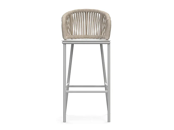 Tabouret en aluminium haut avec accoudoirs et coussin intégré Atmosphera Pleasure 2 0 PL20.SG usine ATMOSPHERA de l'Italie. Foto №2