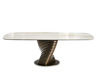 Table rectangulaire en céramique Rotolo Eforma usine Eforma de l'Italie