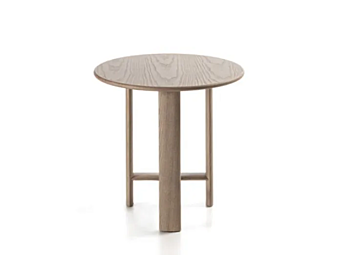 Table d'appoint ronde en frêne collection Mocki Frigerio