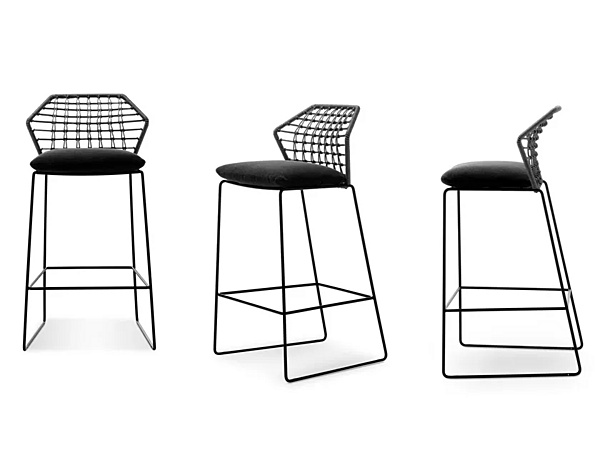 Tabouret de jardin en tissu haute Saba New York Soleil usine SABA de l'Italie. Foto №3