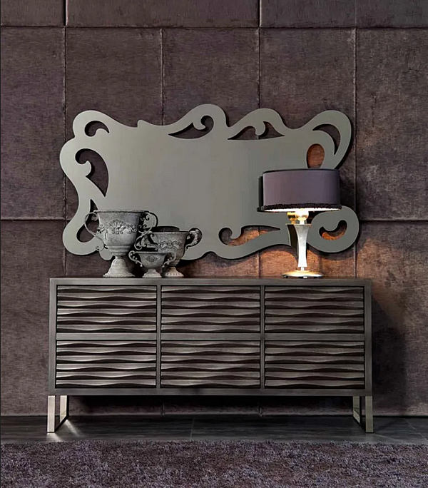Miroir mural en verre Chloe CORTEZARI 365 usine CORTE ZARI de l'Italie. Foto №2