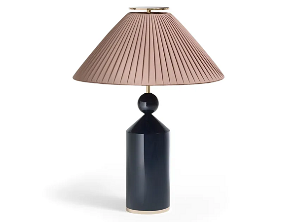 Lampe de table en bois LED Nadine Black Tie NAD55 usine Black Tie de l'Italie. Foto №1