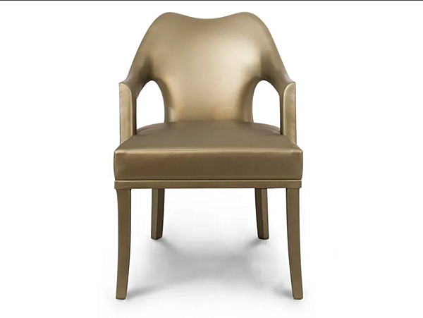 Fauteuil en cuir rembourré avec accoudoirs BRABBU N 20 usine BRABBU de l'Italie. Foto №1