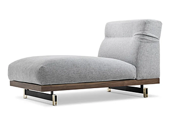 Chaise longue en tissu rembourré Niky I 4 Mariani