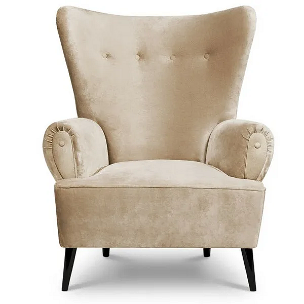 Fauteuil en velours avec accoudoirs BRABBU Clerk usine BRABBU de l'Italie. Foto №6