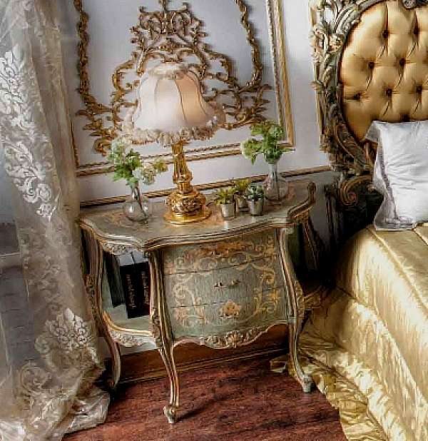 Table de nuit ASNAGHI INTERIORS GD7903 Gold2