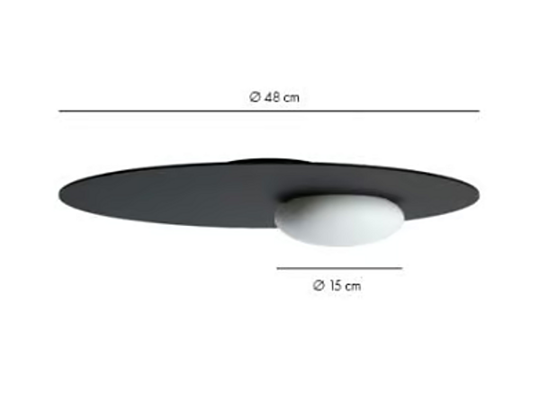 Lampe de plafond en aluminium LED KWIC AXOLIGHT PL KWIC 36 XXX, PL KWIC 48 XXX usine Axolight de l'Italie. Foto №10