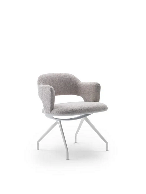 Chaise en tissu rembourré Alma FLEXFORM usine FLEXFORM de l'Italie. Foto №7