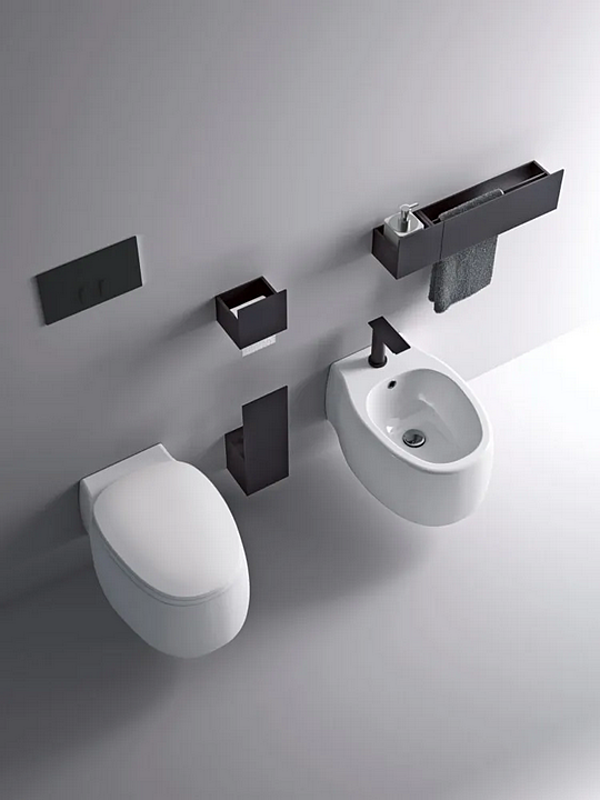 Mélangeur de lavabo en aluminium anodisé à poignée unique AGAPE SEN usine Agape de l'Italie. Foto №3