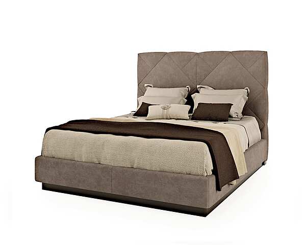 Lit double avec tête de lit rembourrée Bizzotto Italia Symphony usine Bizzotto Italia de l'Italie. Foto №4