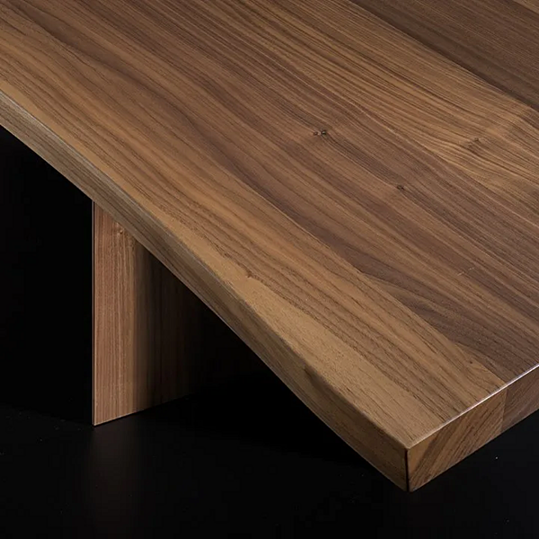 Table rectangulaire en bois massif Vero Compact Boomerang ARTE BROTTO L640, BOOMERANG usine Arte Brotto de l'Italie. Foto №9