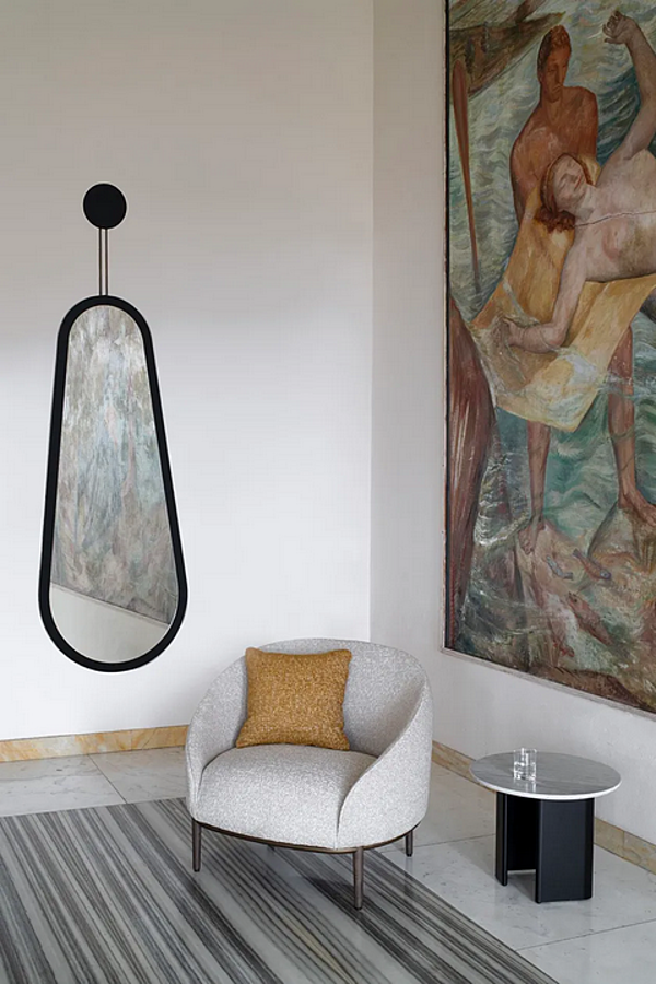 Miroir encadré mural Potocco collection Stilla 890 S 890/S usine POTOCCO de l'Italie. Foto №2