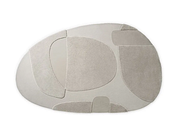 Tapis en laine à motifs géométriques Gallotti&Radice Ato usine Gallotti & Radice de l'Italie