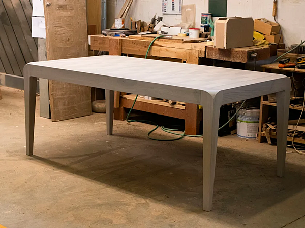 Table rectangulaire extensible en bois Sentiero B 652 DALE usine DALE de l'Italie. Foto №3
