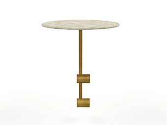 Table d'appoint ronde en marbre Mythos MARIONI 02922/M